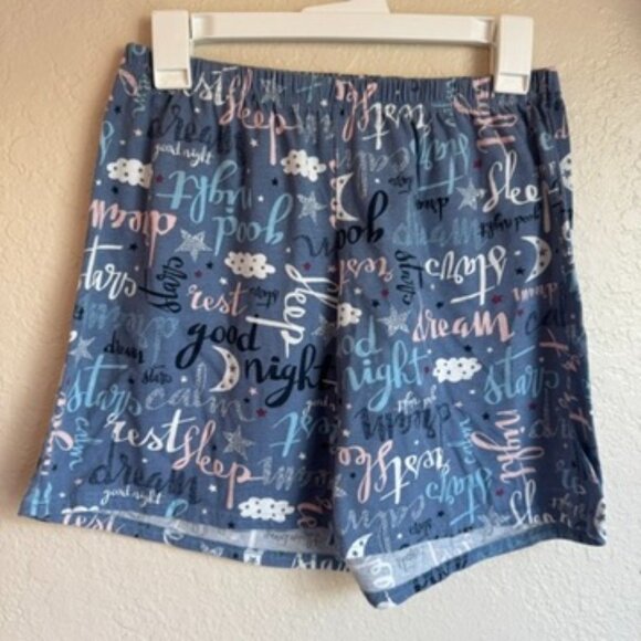 Other - Women’s Blue Sleep Pajama Shorts | Size M | Cotton Blend